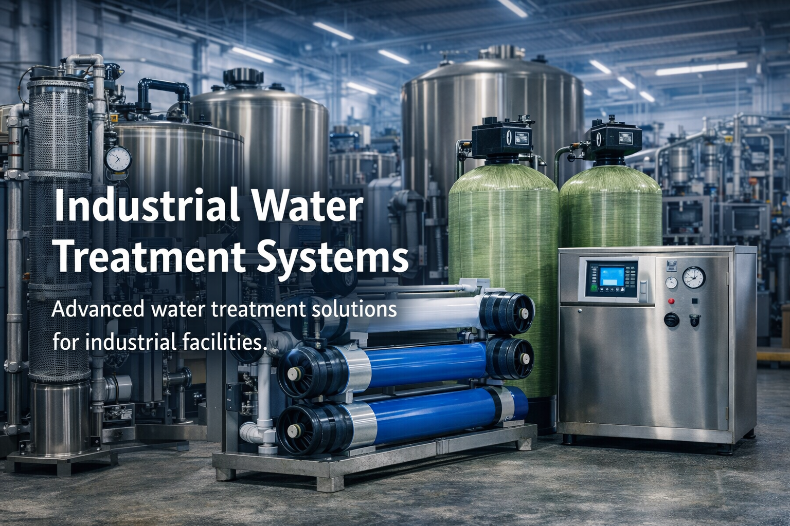 Endüstriyel Su Arıtma Sistemleri