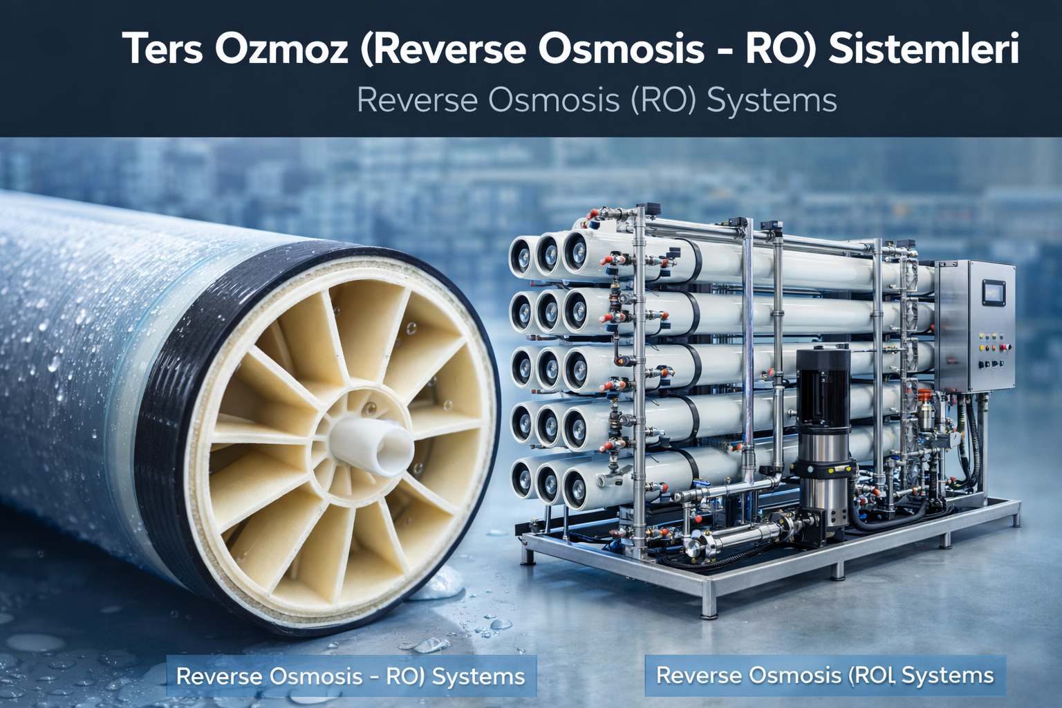 Ters Ozmoz (Reverse Osmosis – RO) Sistemleri